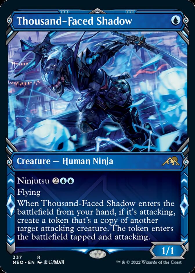 Thousand-Faced Shadow (Showcase Ninja) [Kamigawa: Neon Dynasty] | Spectrum Games