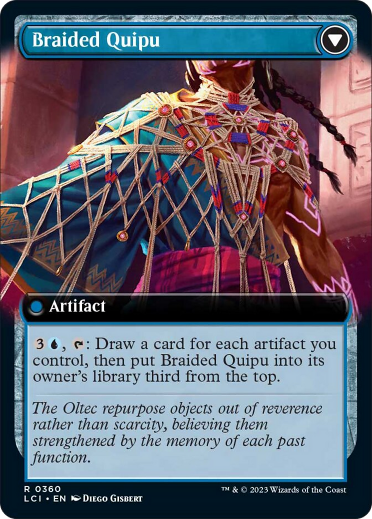 Braided Net // Braided Quipu (Extended Art) [The Lost Caverns of Ixalan] | Spectrum Games