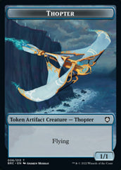 Copy // Thopter (006) Double-Sided Token [The Brothers' War Commander Tokens] | Spectrum Games