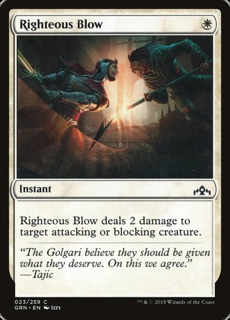 Righteous Blow [Guilds of Ravnica] | Spectrum Games