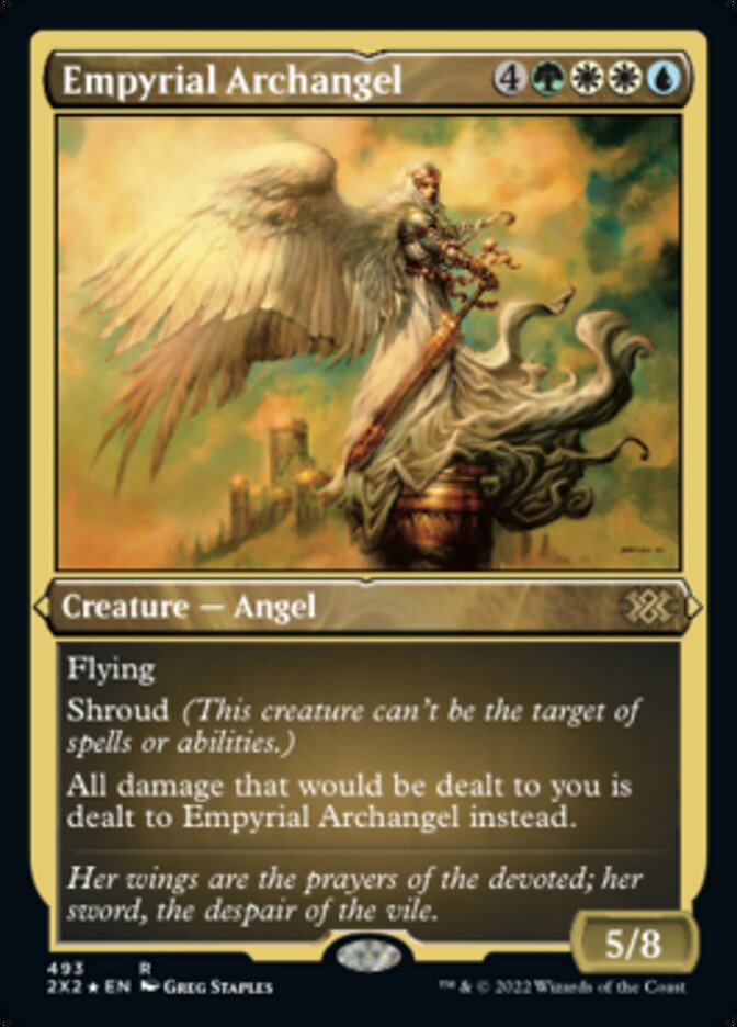 Empyrial Archangel (Foil Etched) [Double Masters 2022] | Spectrum Games