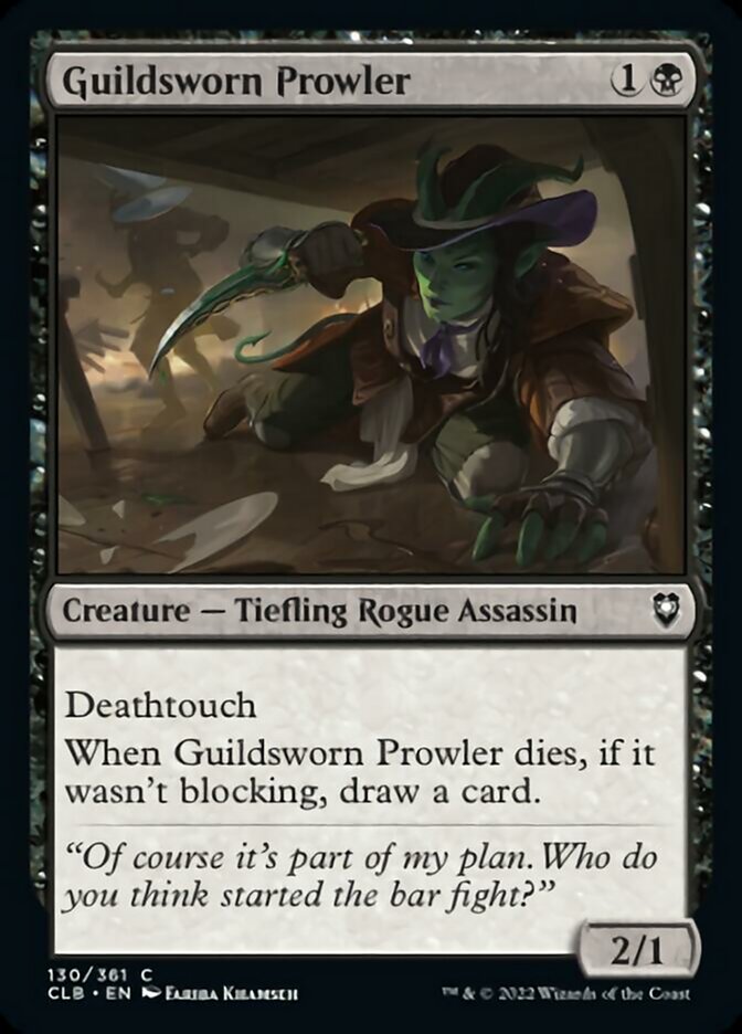 Guildsworn Prowler [Commander Legends: Battle for Baldur's Gate] | Spectrum Games