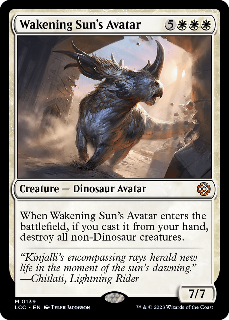 Wakening Sun's Avatar [The Lost Caverns of Ixalan Commander] | Spectrum Games