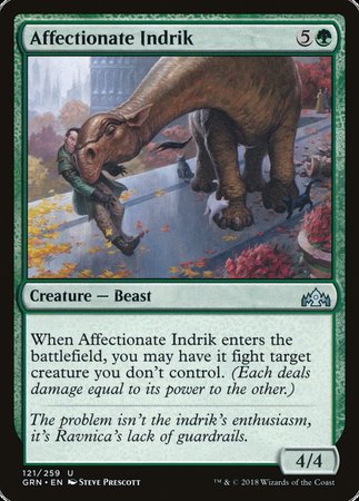 Affectionate Indrik [Guilds of Ravnica] | Spectrum Games