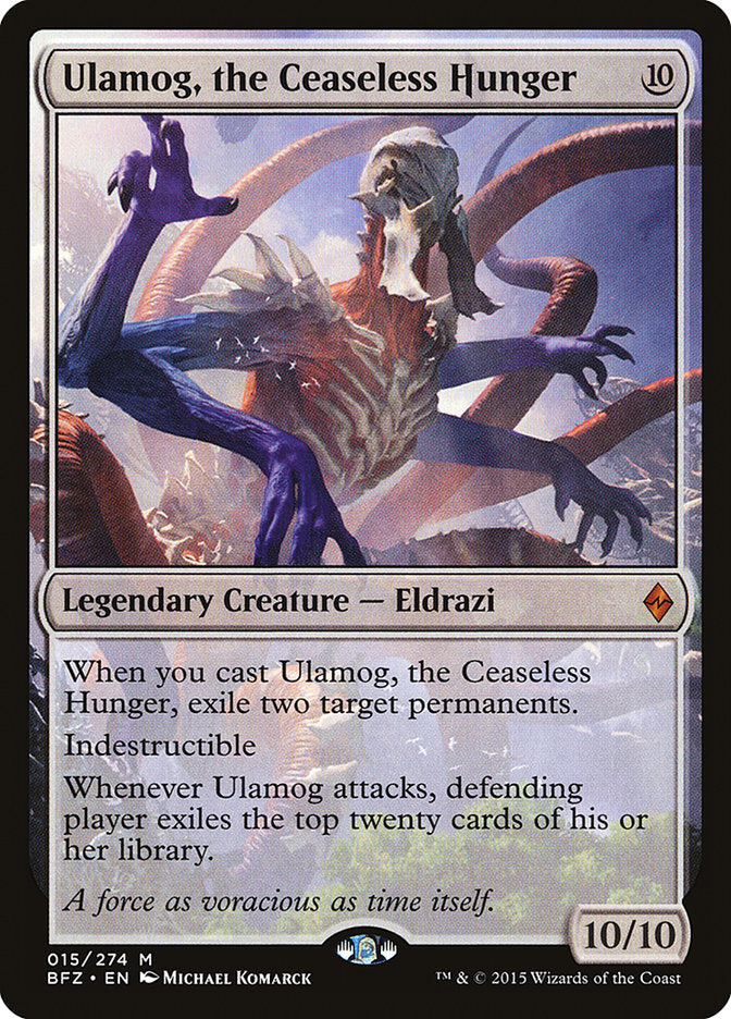 Ulamog, the Ceaseless Hunger [Battle for Zendikar] | Spectrum Games