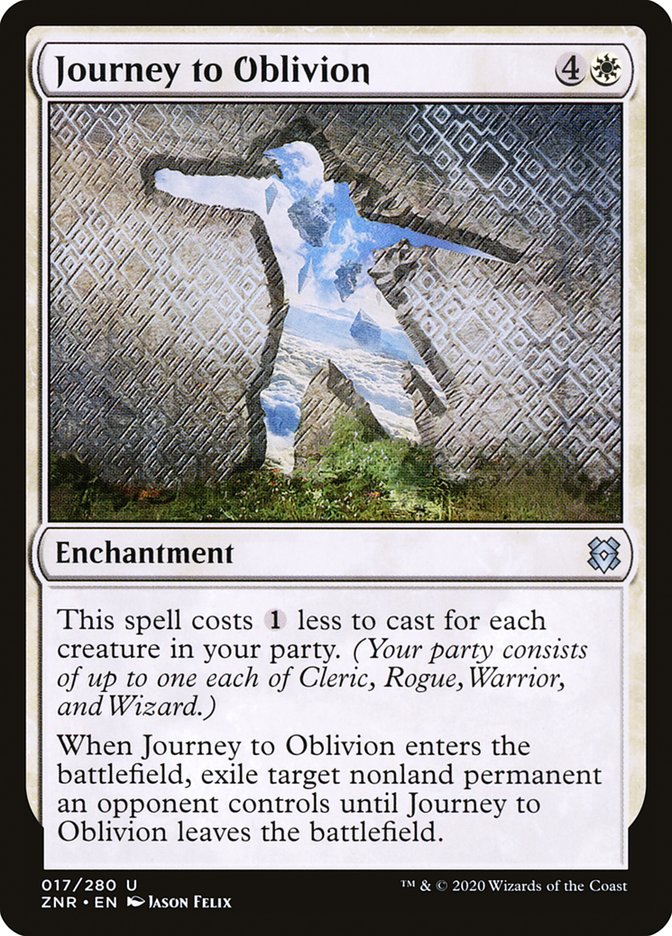 Journey to Oblivion [Zendikar Rising] | Spectrum Games