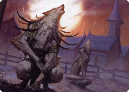 Lord of the Ulvenwald Art Card [Innistrad: Midnight Hunt Art Series] | Spectrum Games