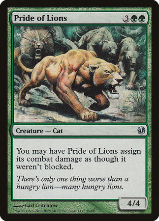 Pride of Lions [Duel Decks: Ajani vs. Nicol Bolas] | Spectrum Games