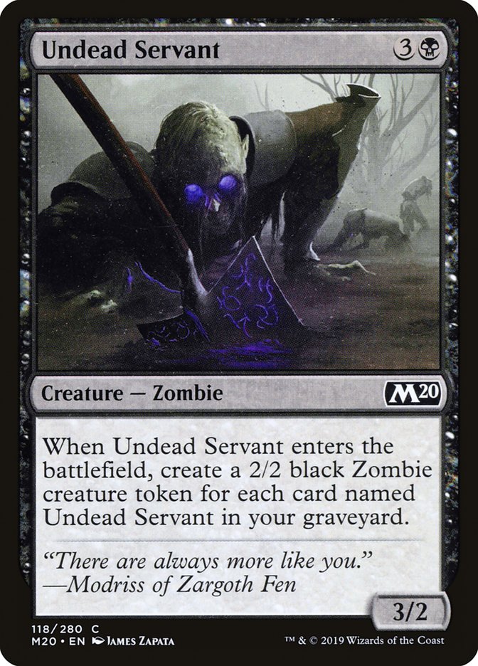 Undead Servant [Core Set 2020] | Spectrum Games
