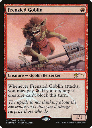 Frenzied Goblin [Friday Night Magic 2015] | Spectrum Games