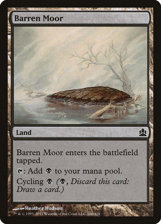 Barren Moor [Commander 2011] | Spectrum Games