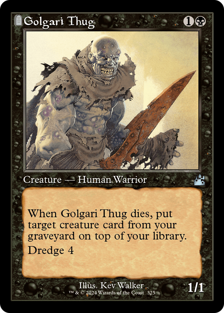 Golgari Thug (Retro Frame) [Ravnica Remastered] | Spectrum Games