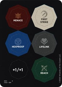 Punch Card Token (001 // 002) [Ikoria: Lair of Behemoths Tokens] | Spectrum Games