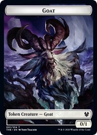 Goat // Satyr Double-sided Token [Theros Beyond Death Tokens] | Spectrum Games