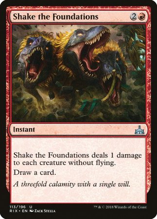 Shake the Foundations [Rivals of Ixalan] | Spectrum Games