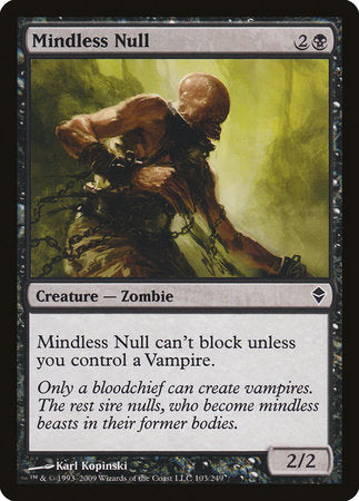 Mindless Null [Zendikar] | Spectrum Games