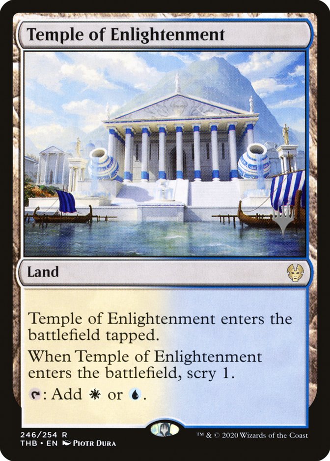 Temple of Enlightenment (Promo Pack) [Theros Beyond Death Promos] | Spectrum Games