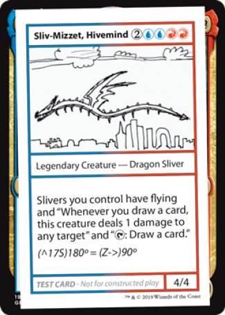 Sliv-Mizzet, Hivemind (2021 Edition) [Mystery Booster Playtest Cards] | Spectrum Games