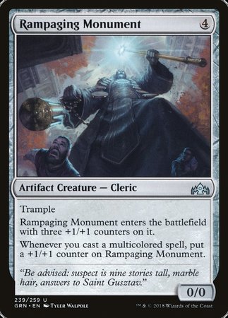 Rampaging Monument [Guilds of Ravnica] | Spectrum Games