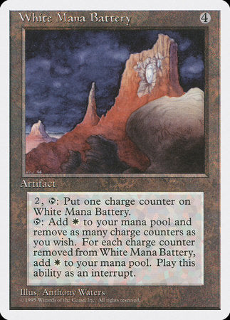 White Mana Battery [Fourth Edition] | Spectrum Games