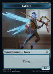Faerie // Rogue Double-sided Token [Streets of New Capenna Commander Tokens] | Spectrum Games