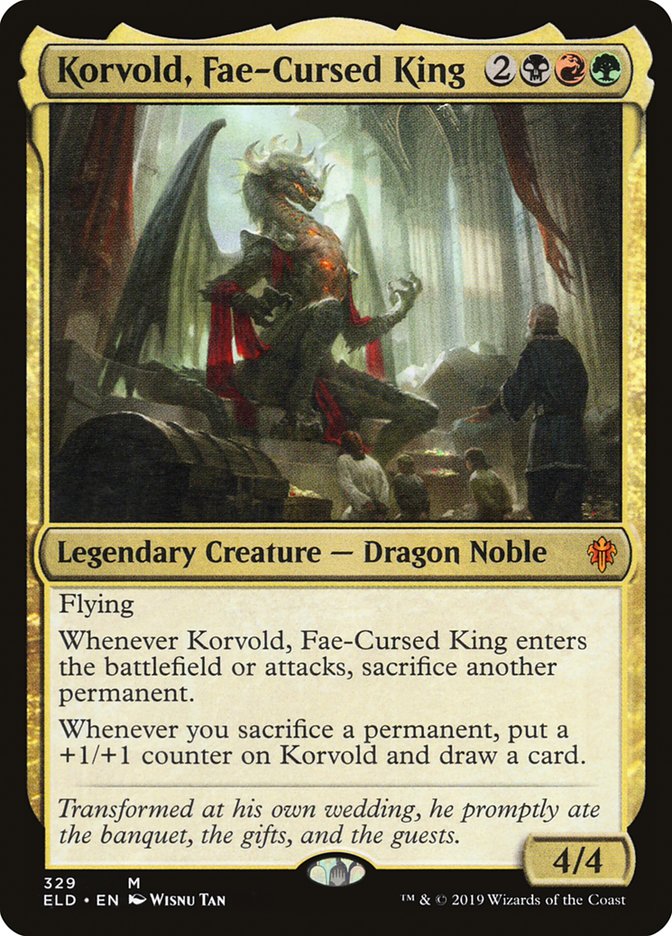 Korvold, Fae-Cursed King [Throne of Eldraine] | Spectrum Games