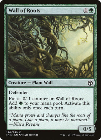 Wall of Roots [Iconic Masters] | Spectrum Games