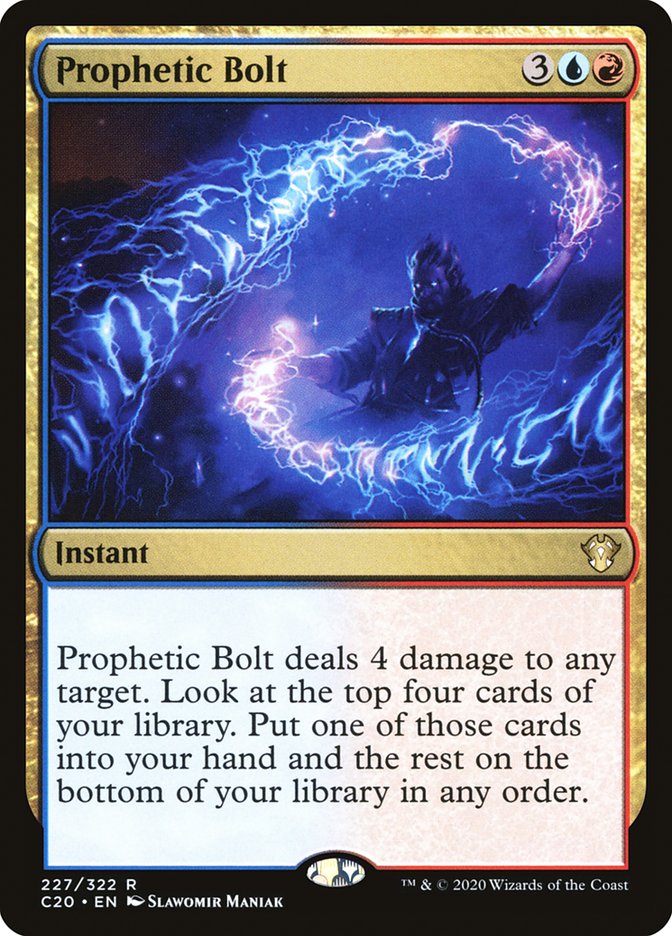 Prophetic Bolt [Commander 2020] | Spectrum Games