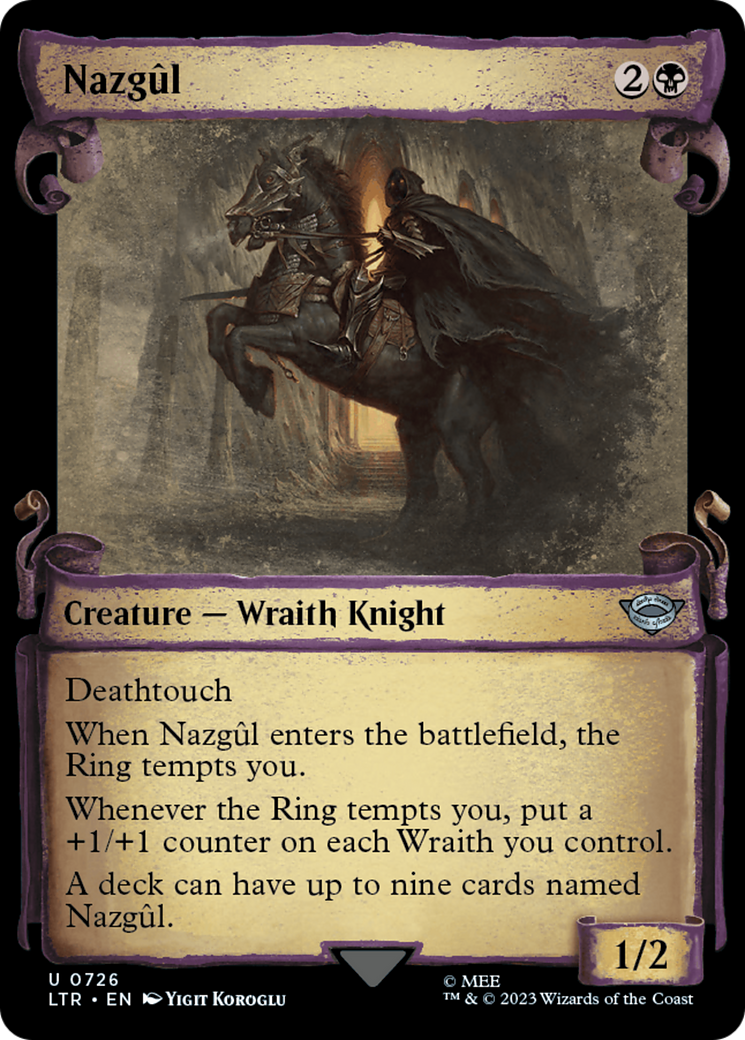 Nazgul (0726) [The Lord of the Rings: Tales of Middle-Earth Showcase Scrolls] | Spectrum Games