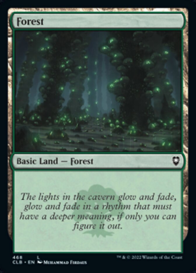 Forest (468) [Commander Legends: Battle for Baldur's Gate] | Spectrum Games