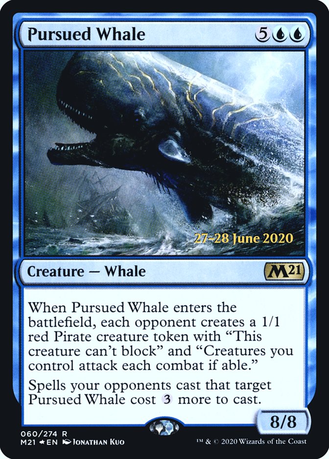 Pursued Whale  [Core Set 2021 Prerelease Promos] | Spectrum Games