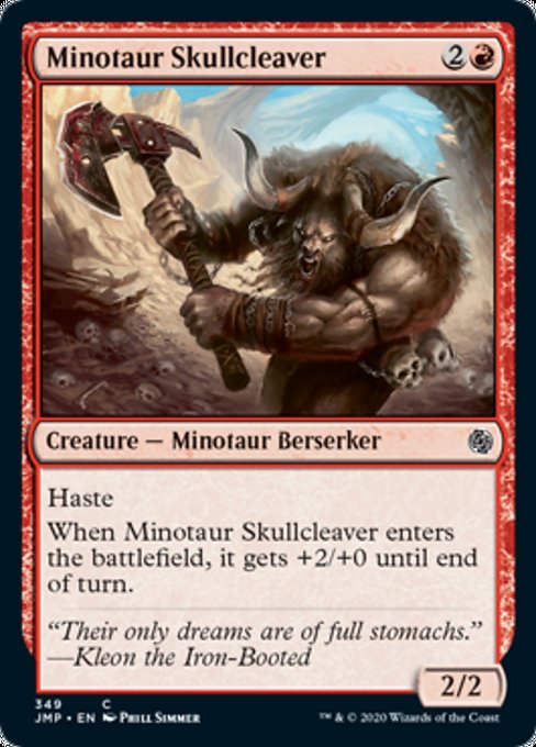 Minotaur Skullcleaver [Jumpstart] | Spectrum Games