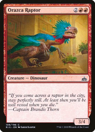 Orazca Raptor [Rivals of Ixalan] | Spectrum Games