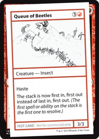 Queue of Beetles (2021 Edition) [Mystery Booster Playtest Cards] | Spectrum Games