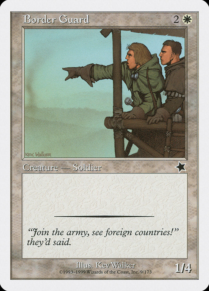 Border Guard [Starter 1999] | Spectrum Games