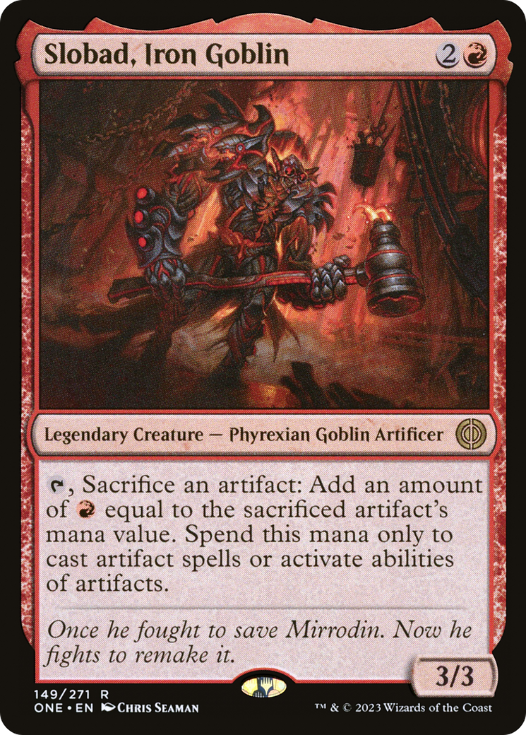 Slobad, Iron Goblin [Phyrexia: All Will Be One] | Spectrum Games