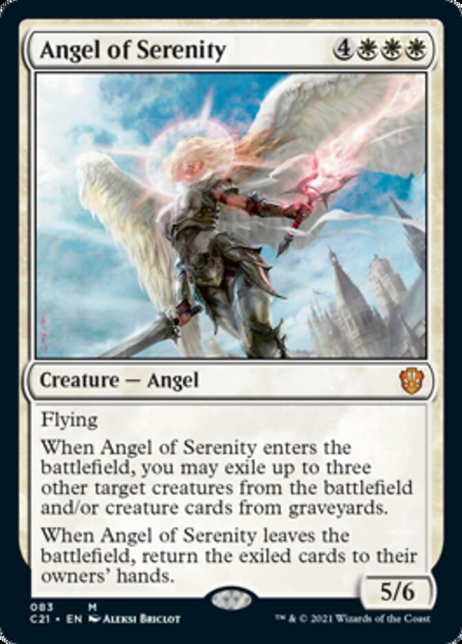 Angel of Serenity [Commander 2021] | Spectrum Games