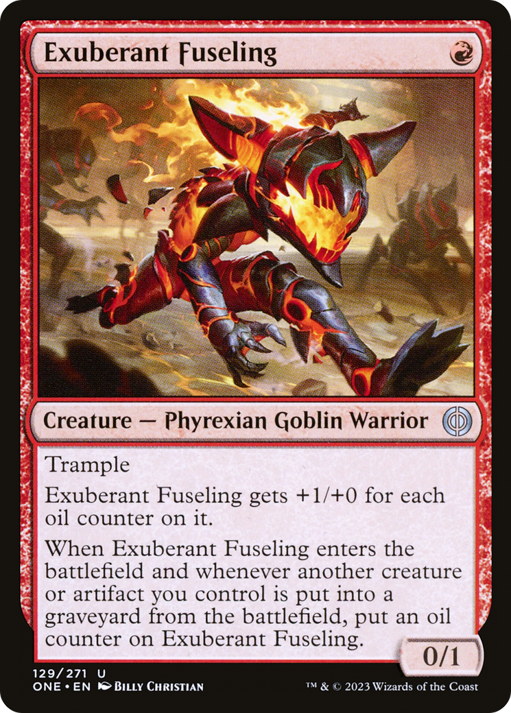 Exuberant Fuseling [Phyrexia: All Will Be One] | Spectrum Games