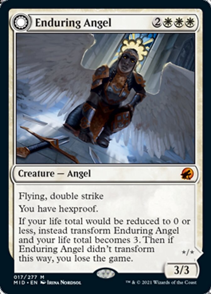 Enduring Angel // Angelic Enforcer [Innistrad: Midnight Hunt] | Spectrum Games