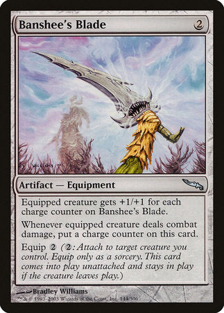 Banshee's Blade [Mirrodin] | Spectrum Games