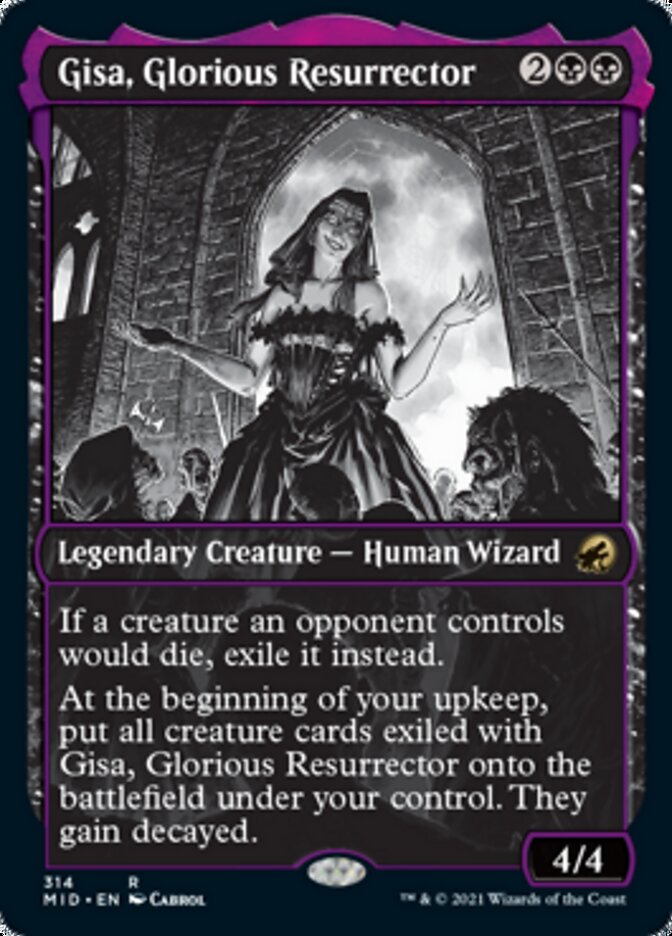 Gisa, Glorious Resurrector (Showcase Eternal Night) [Innistrad: Midnight Hunt] | Spectrum Games