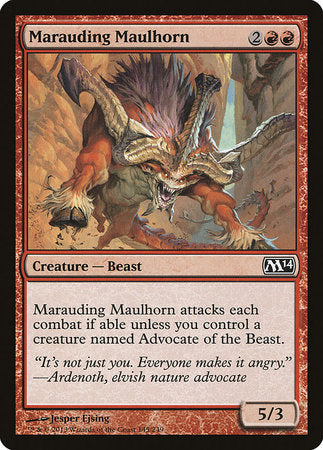 Marauding Maulhorn [Magic 2014] | Spectrum Games