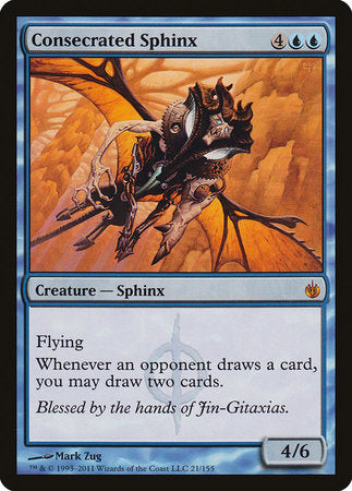 Consecrated Sphinx [Mirrodin Besieged] | Spectrum Games