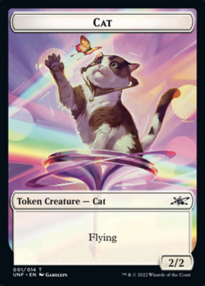 Cat Token [Unfinity Tokens] | Spectrum Games