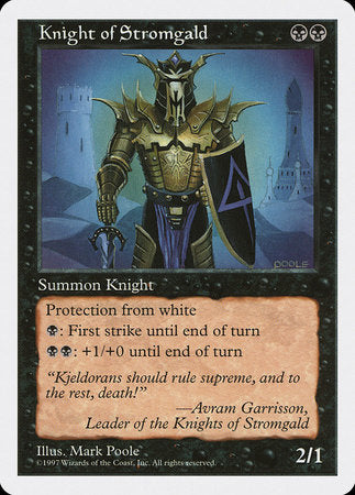 Knight of Stromgald [Fifth Edition] | Spectrum Games