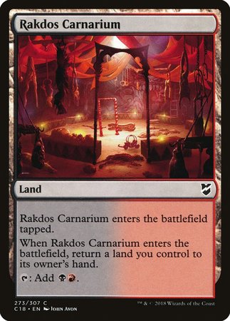 Rakdos Carnarium [Commander 2018] | Spectrum Games