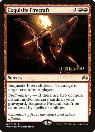 Exquisite Firecraft [Magic Origins Promos] | Spectrum Games