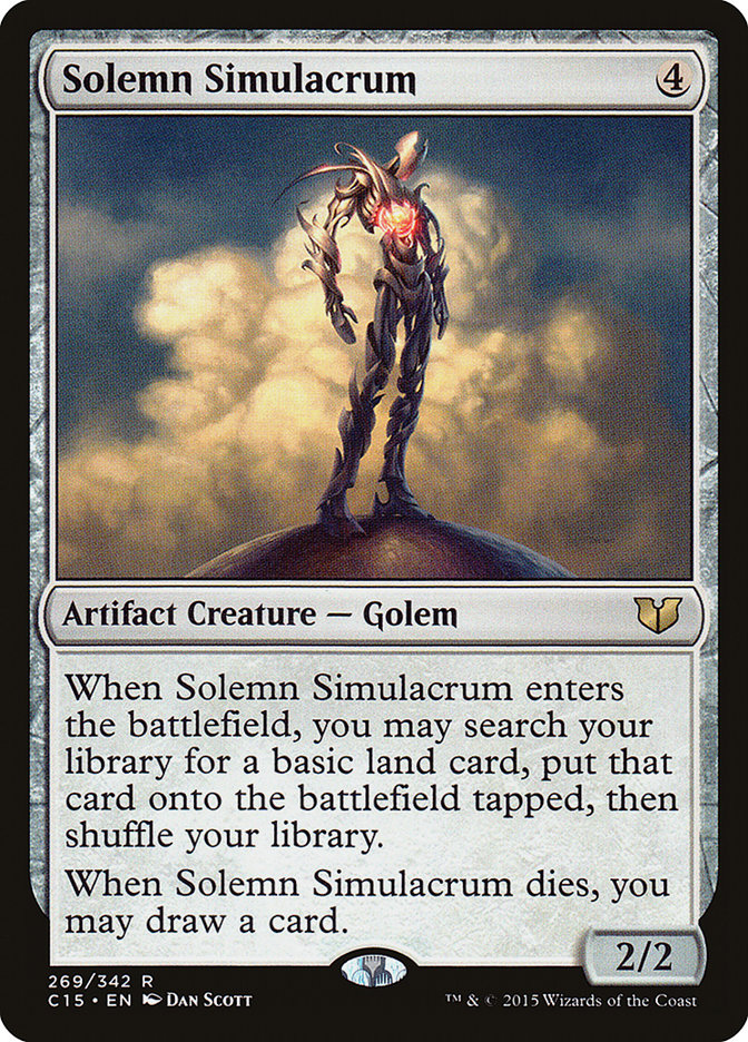 Solemn Simulacrum [Commander 2015] | Spectrum Games