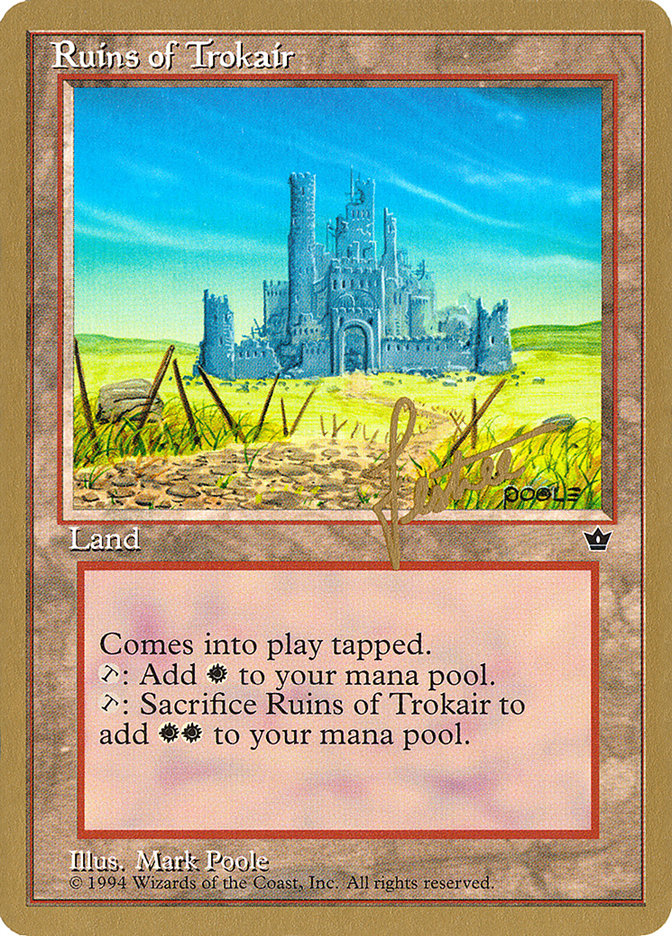 Ruins of Trokair (Bertrand Lestree) [Pro Tour Collector Set] | Spectrum Games