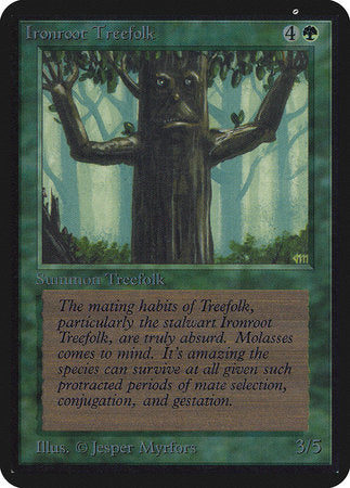 Ironroot Treefolk [Limited Edition Alpha] | Spectrum Games